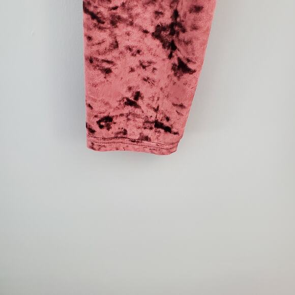 Simply Vera Wang Women's Maroon Velour Pants M - Picture 5 of 8